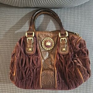 Juicy Couture velvet hand bag